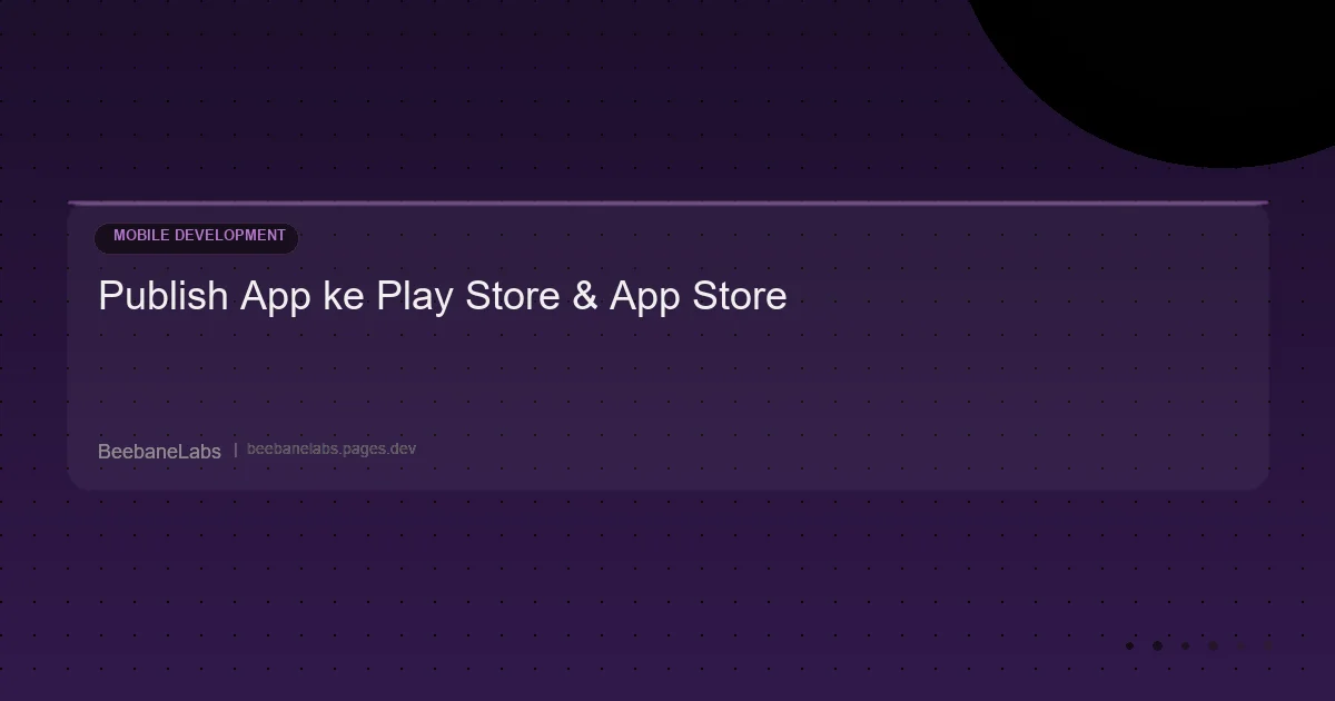 Artikel: App Store Publishing