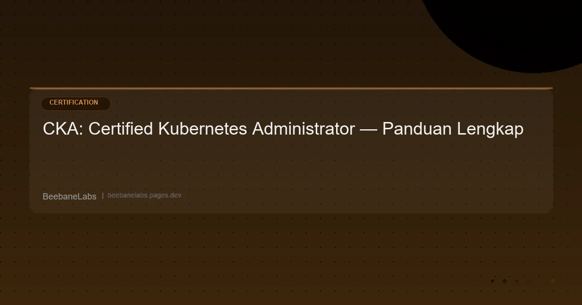 Artikel: Cert Kubernetes Cka
