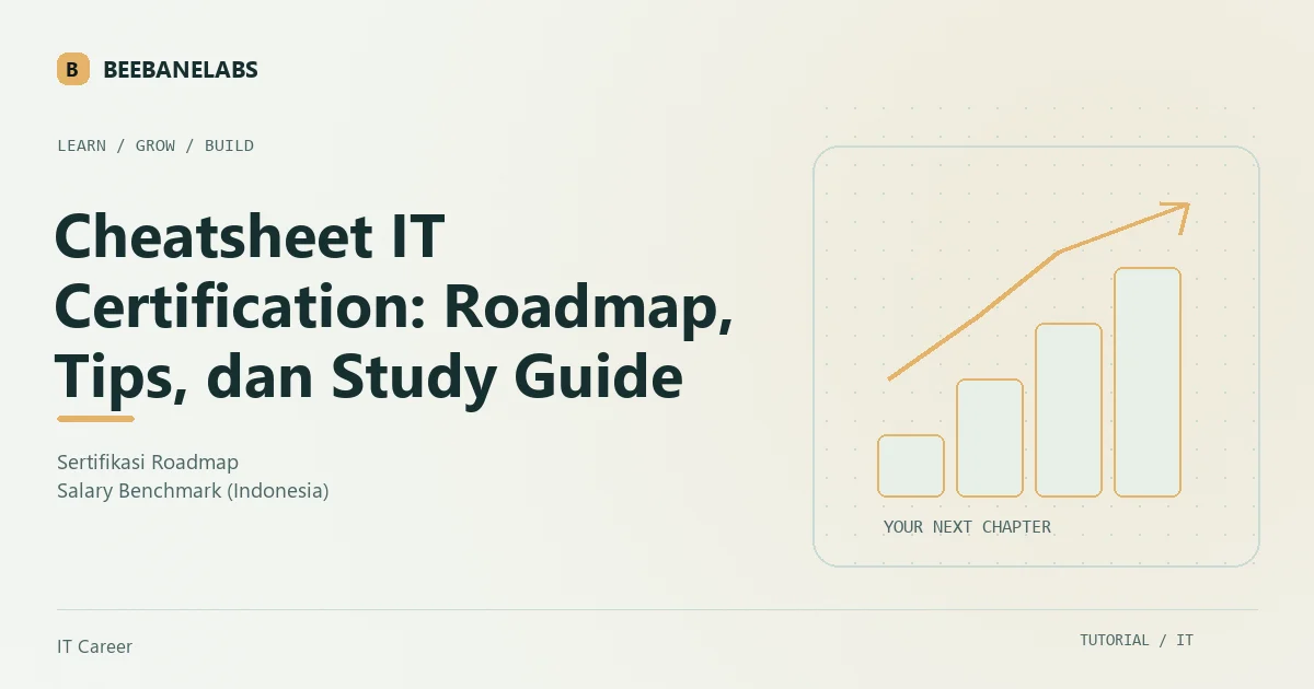 Ilustrasi tutorial: Cheatsheet IT Certification: Roadmap, Tips, dan Study Guide
