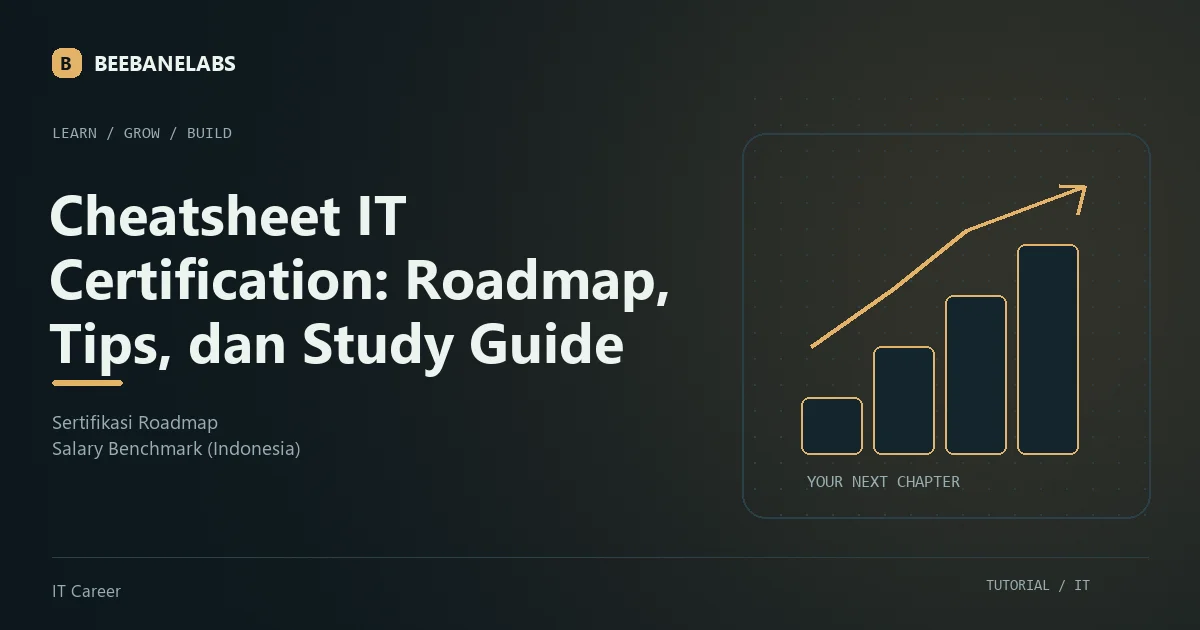 Ilustrasi tutorial: Cheatsheet IT Certification: Roadmap, Tips, dan Study Guide