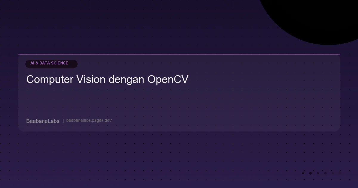 Artikel: Computer Vision Opencv