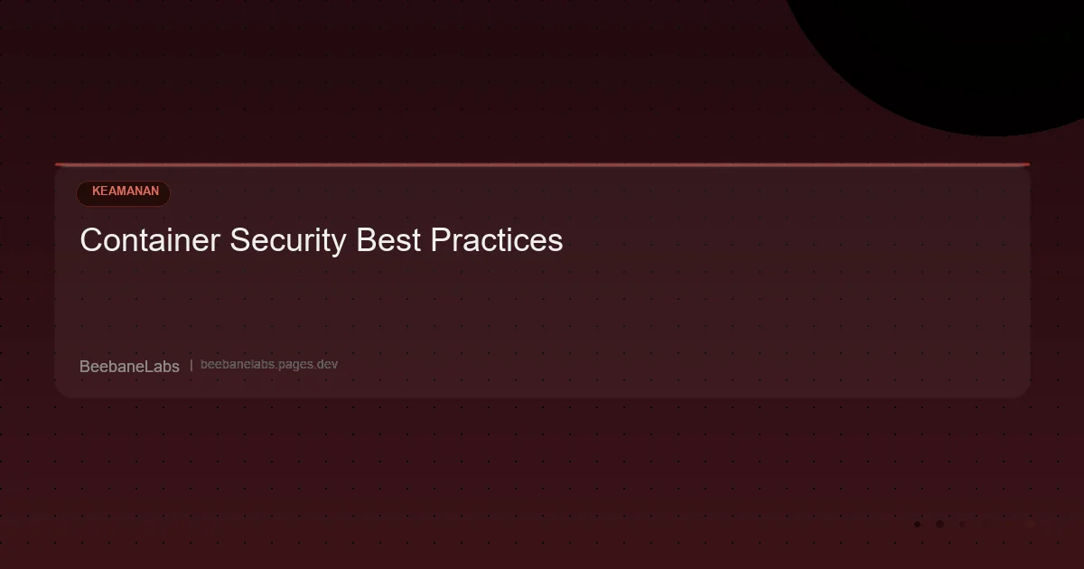 Artikel: Container Security
