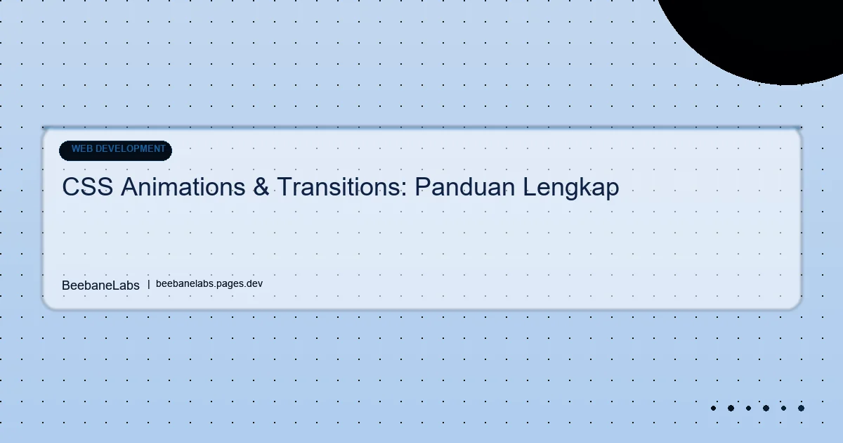 Artikel: Css Animations