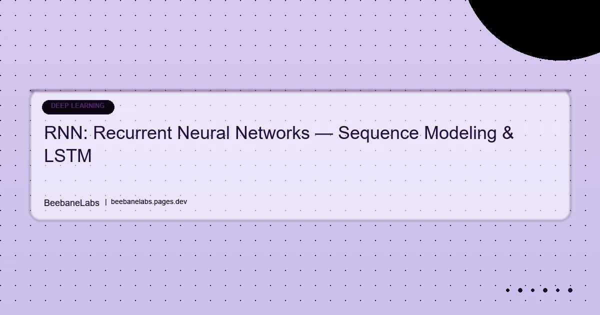 Artikel: Dl Rnn Sequence