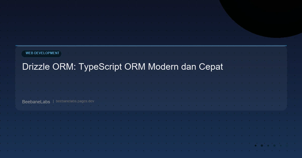 Artikel: Drizzle Orm