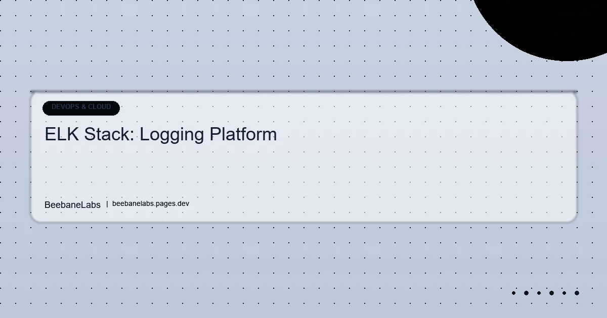 Artikel: Elk Stack Logging