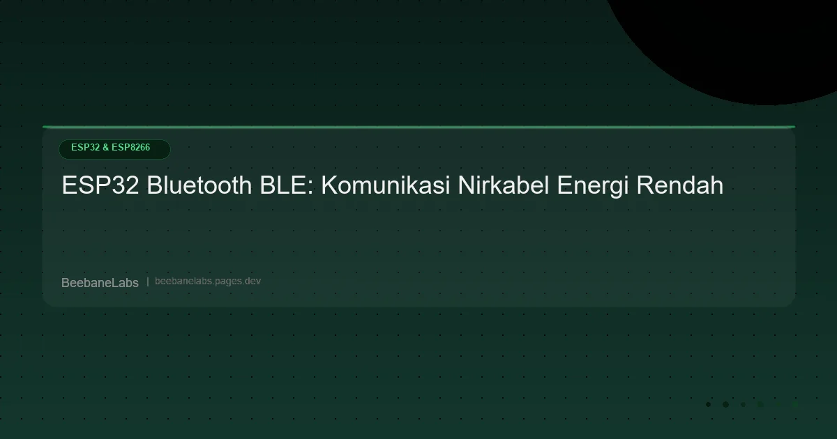 Artikel: Esp32 Bluetooth Ble