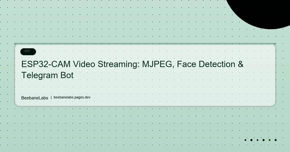 Artikel: Esp32 Camera Streaming