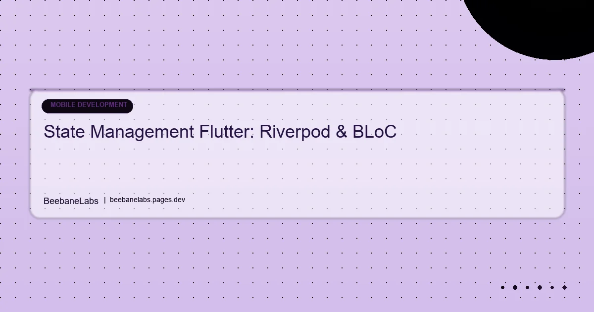 Artikel: Flutter State Management