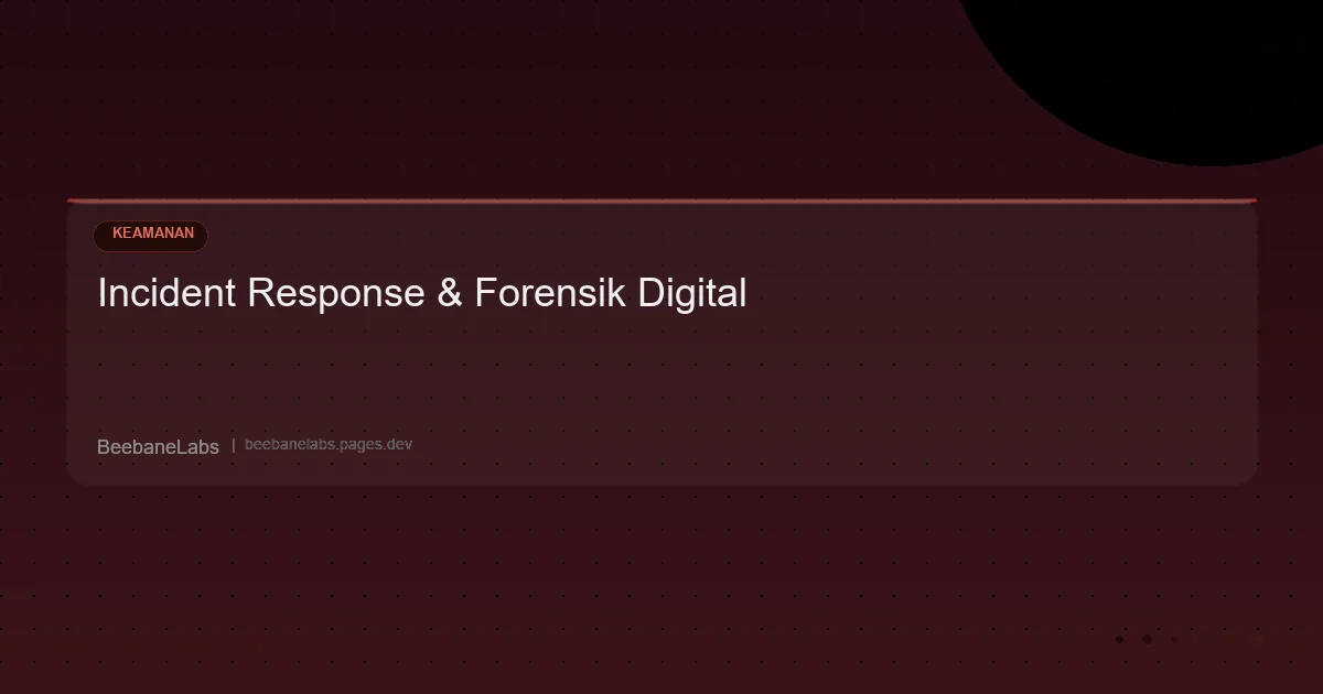 Artikel: Incident Response