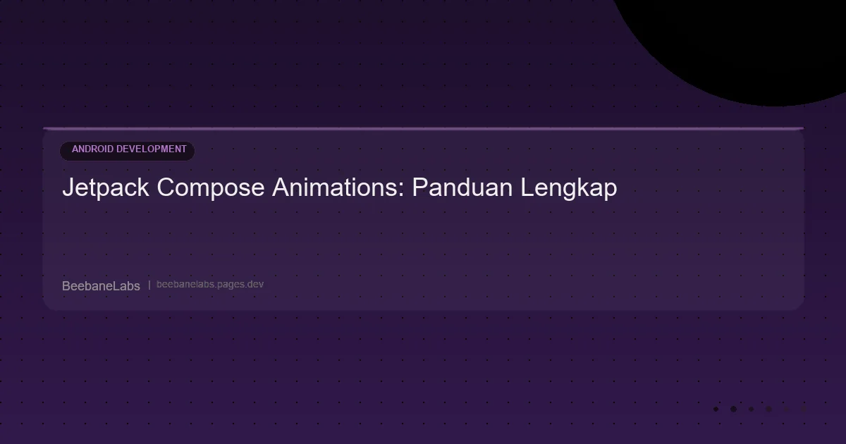 Artikel: Jetpack Compose Animation