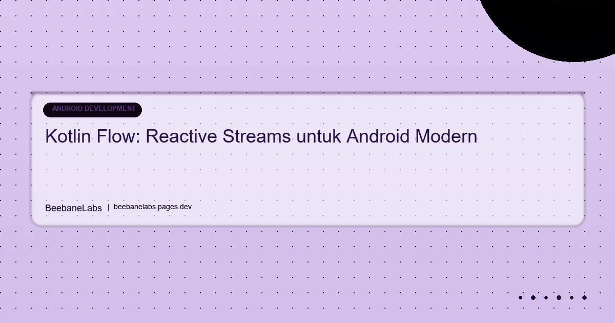 Artikel: Kotlin Flow