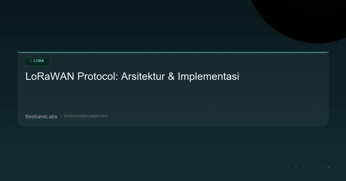 Artikel: Lora Wan Protocol