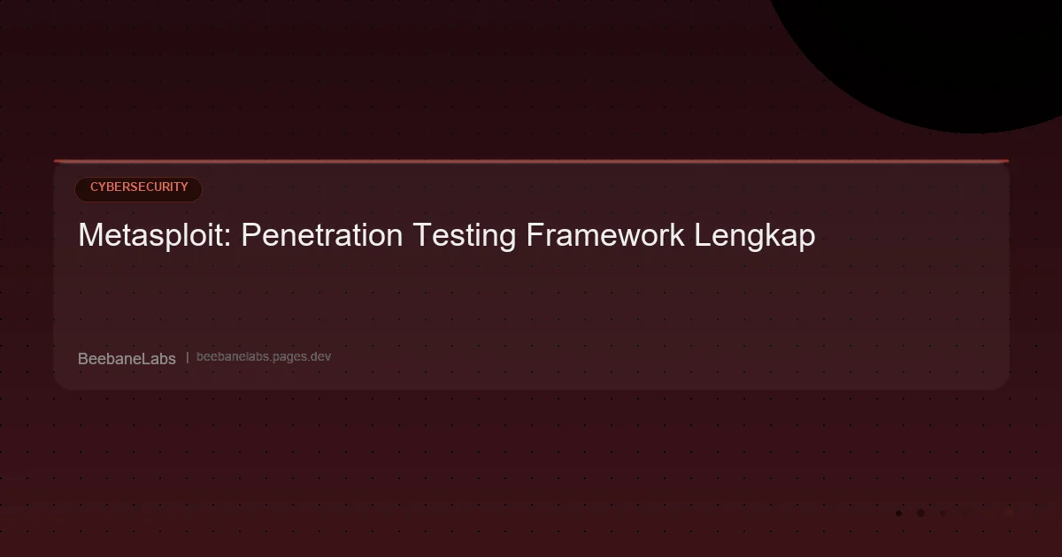 Artikel: Metasploit Basics