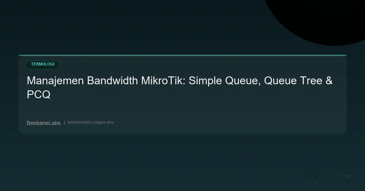 Artikel: Mikrotik Queue