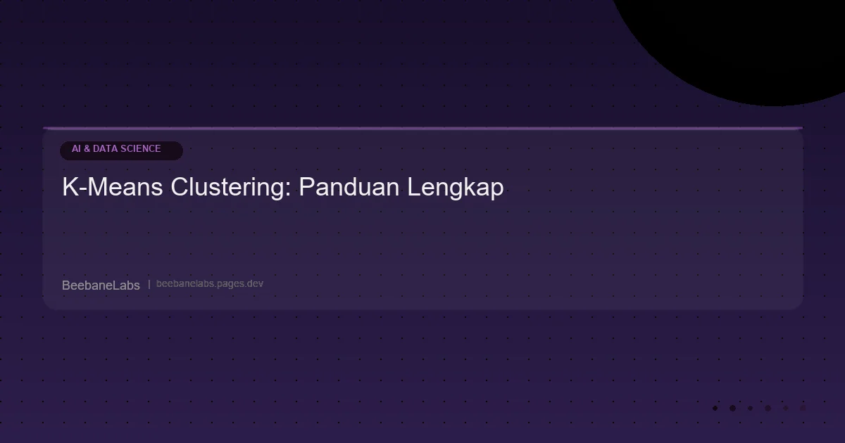 Artikel: Ml K Means Clustering