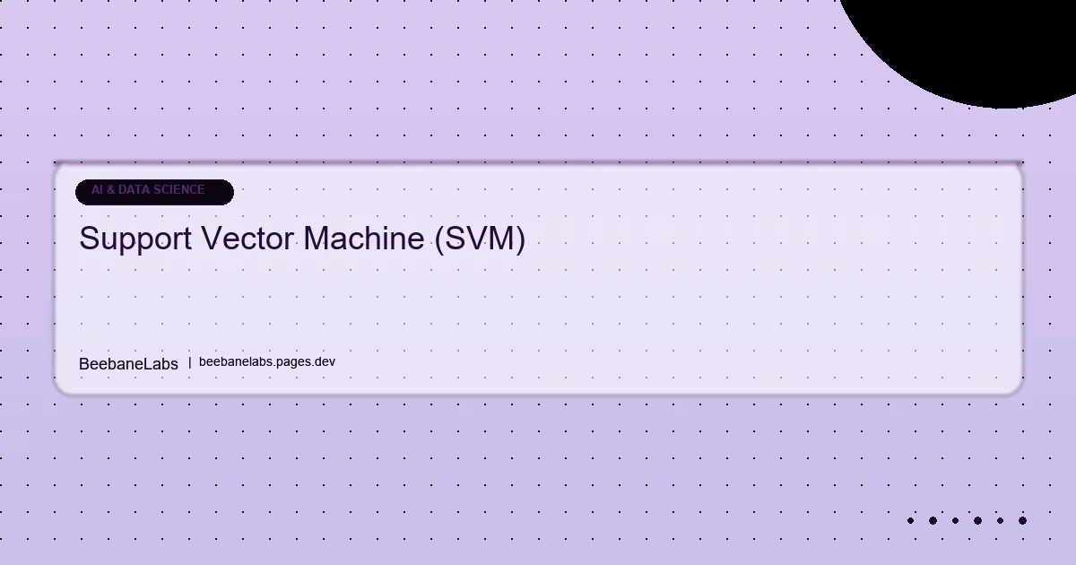 Artikel: Ml Svm