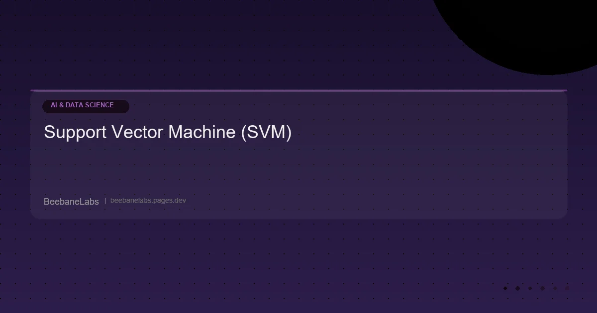 Artikel: Ml Svm