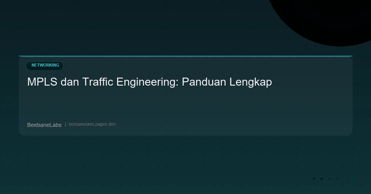 Artikel: Mpls Traffic Engineering