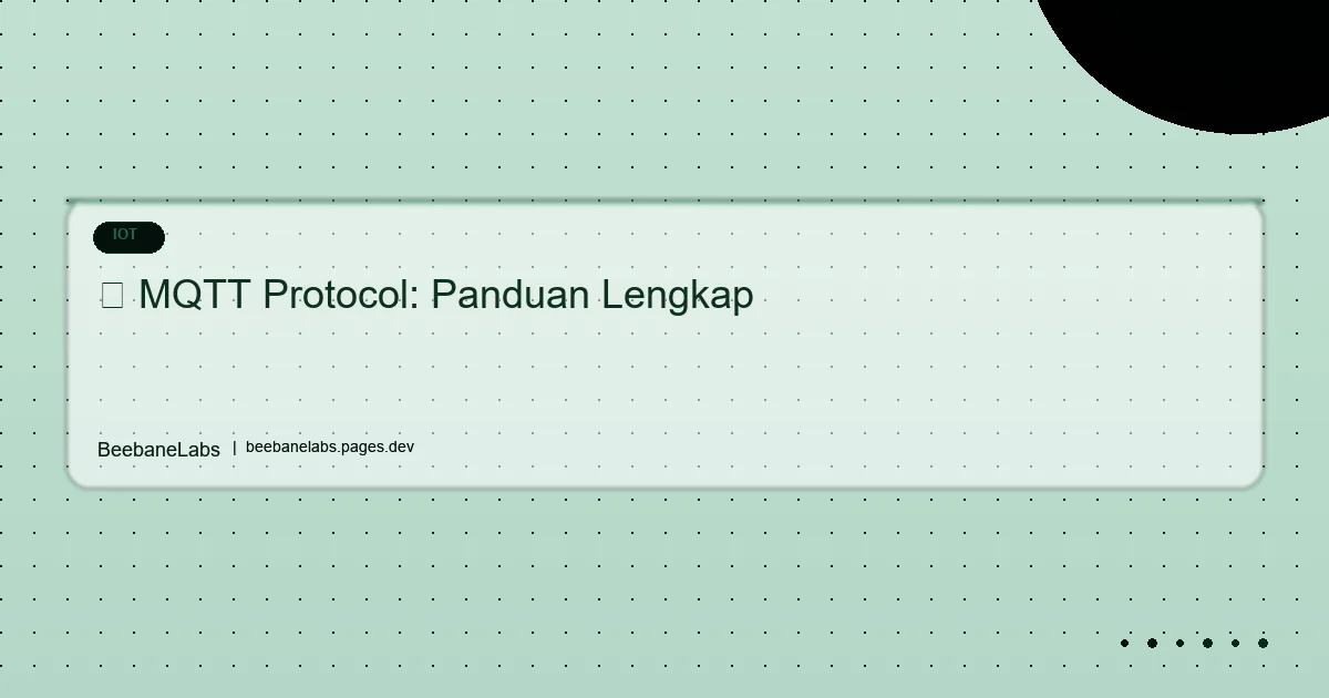 Artikel: Mqtt Lengkap