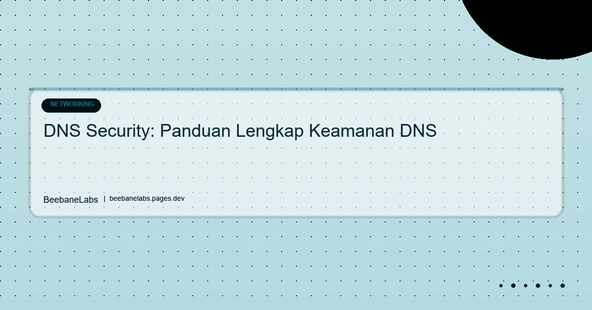 Artikel: Network Dns Security