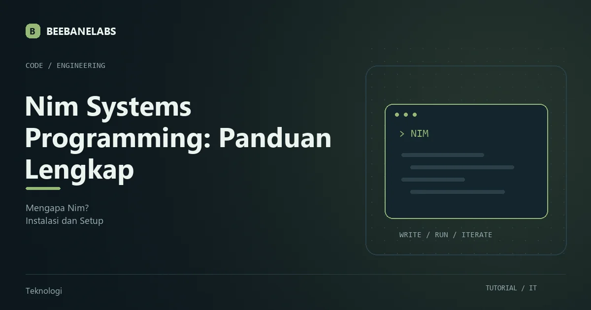 Ilustrasi tutorial: Nim Systems Programming: Metaprogramming, Memory Management, dan Performance