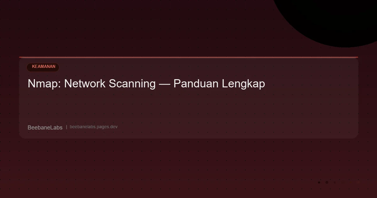 Artikel: Nmap Scanning