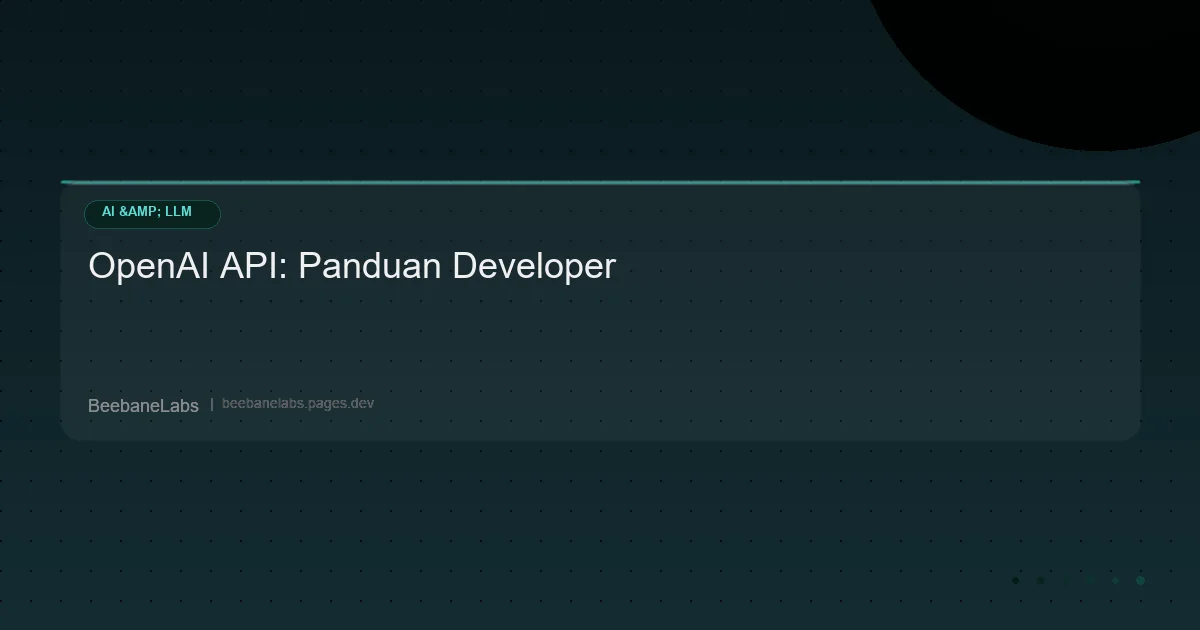 Artikel: Openai Api Basics