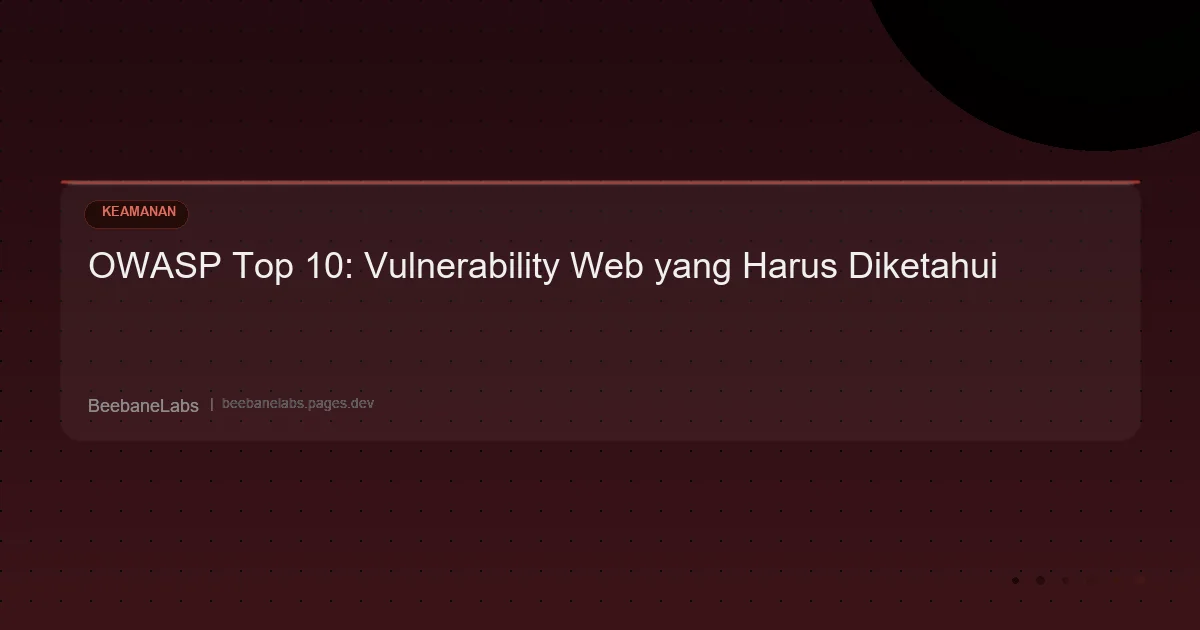 Artikel: Owasp Top10