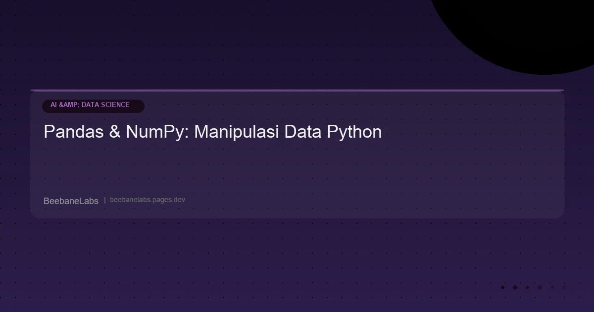 Artikel: Pandas Numpy