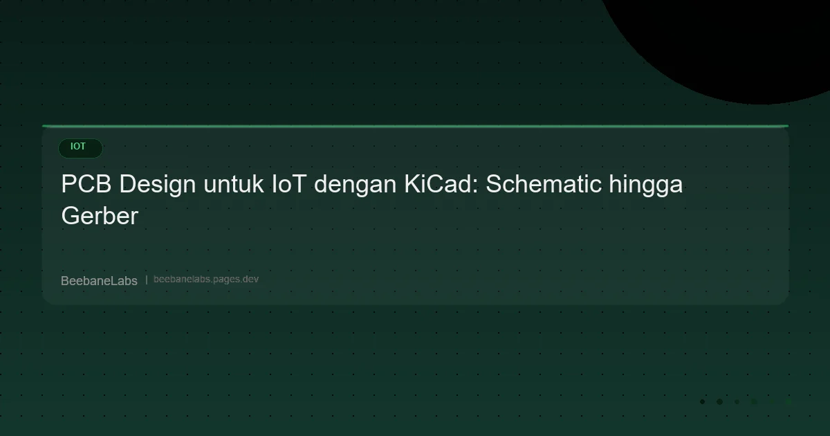 Artikel: Pcb Design Iot