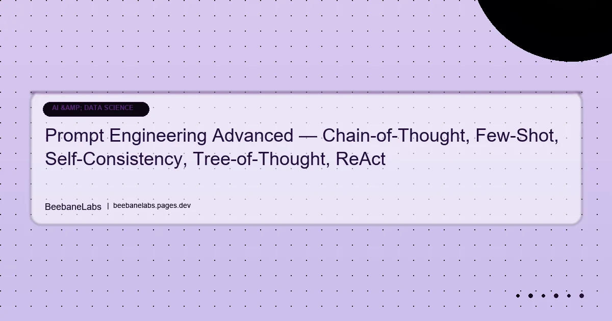 Artikel: Prompt Engineering