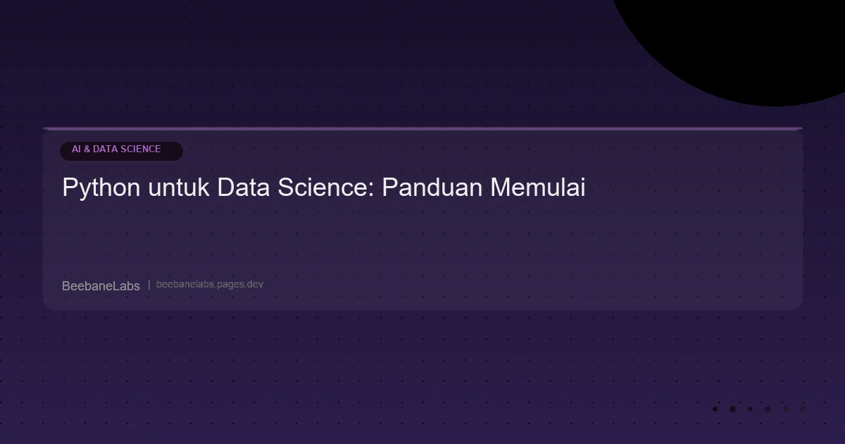 Artikel: Python Data Science