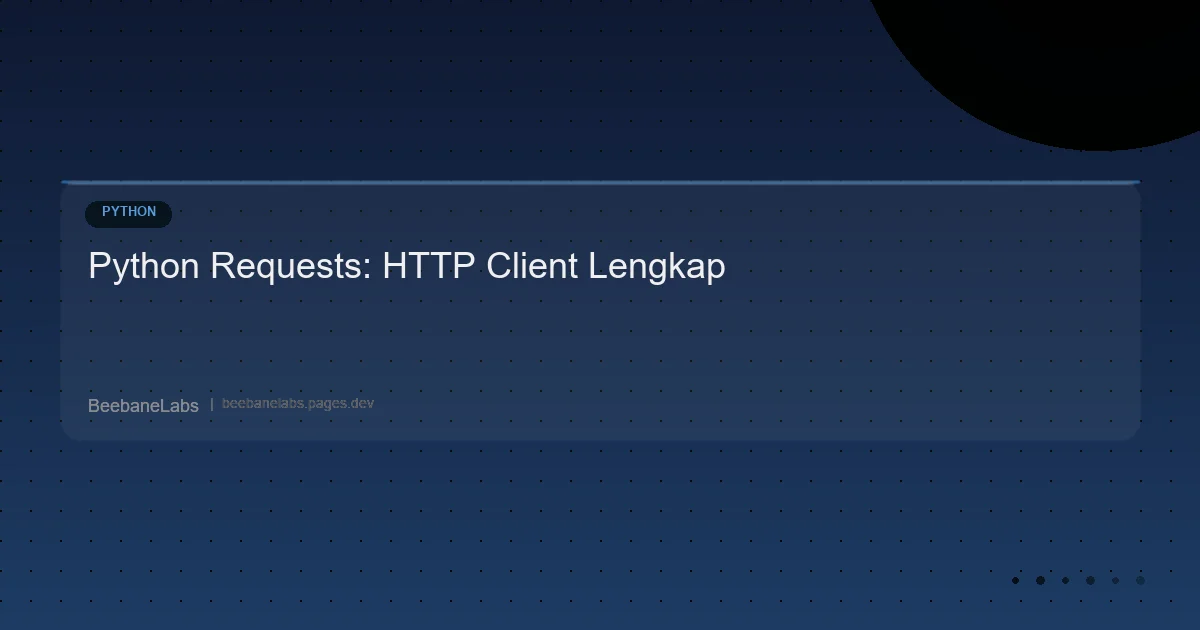 Artikel: Python Requests Http