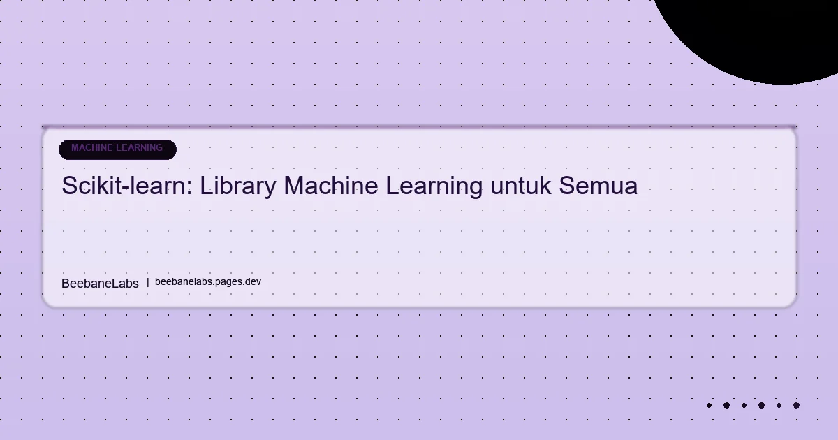 Artikel: Python Scikit Learn
