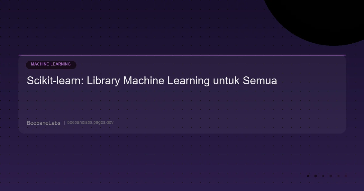 Artikel: Python Scikit Learn
