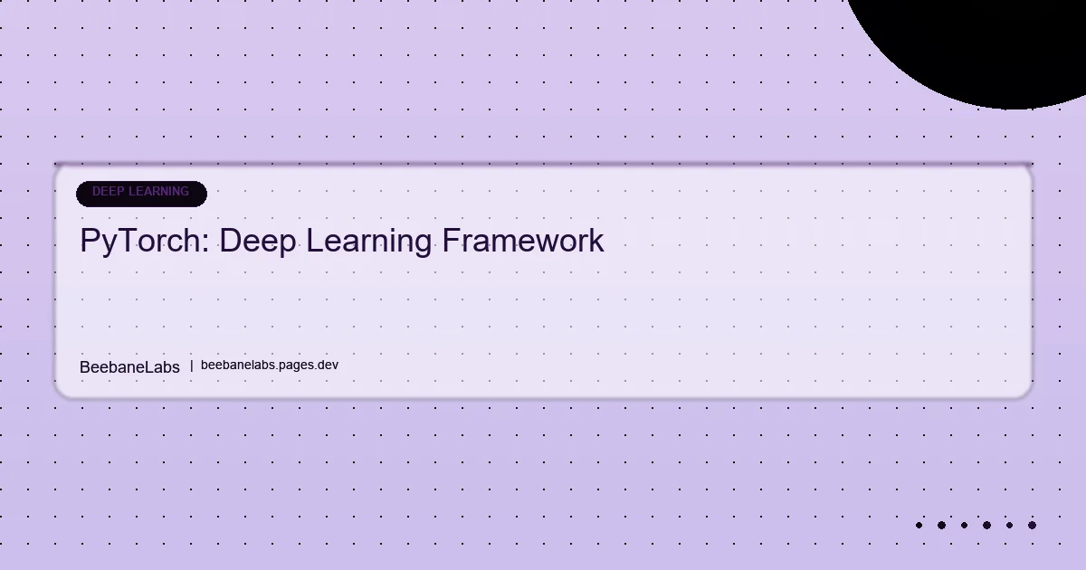 Artikel: Pytorch Basics
