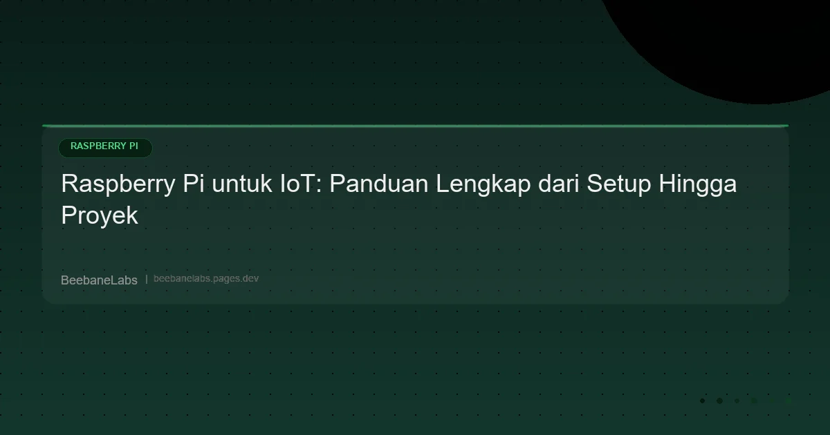 Artikel: Raspberry Pi Iot