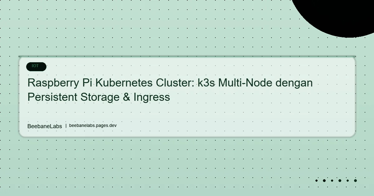Artikel: Raspberry Pi Kubernetes