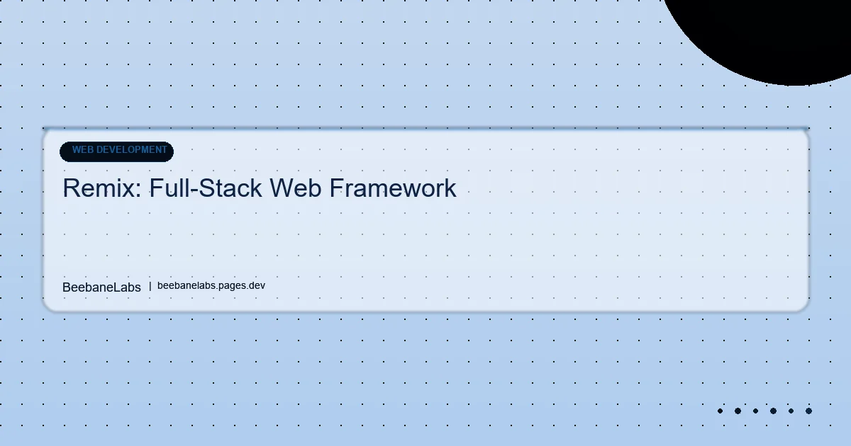 Artikel: Remix Framework