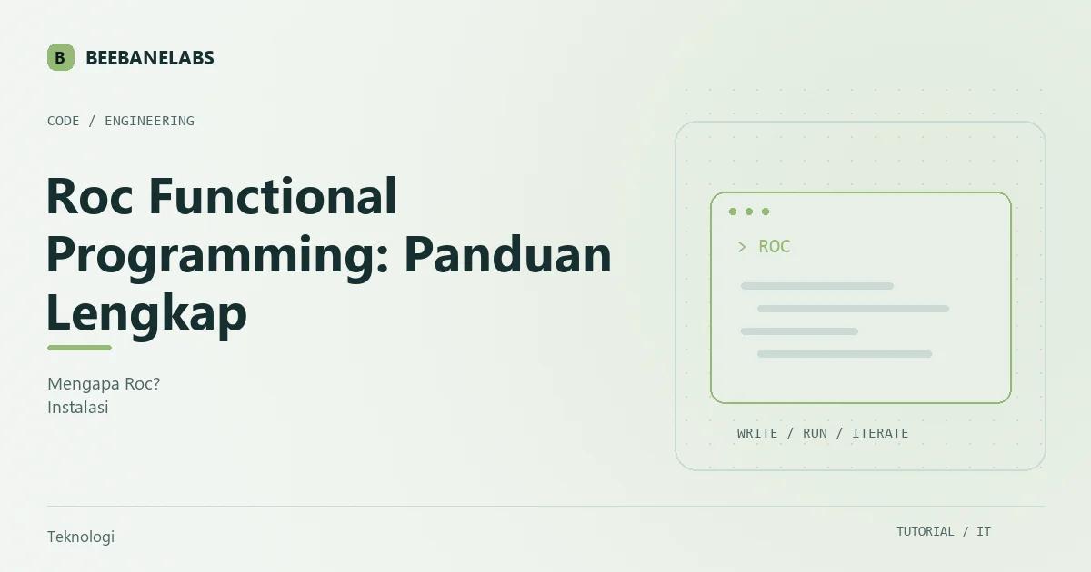 Ilustrasi tutorial: Roc: Functional Programming with Abilities, Platforms, dan Effect System