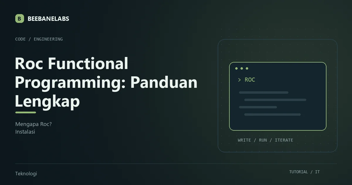 Ilustrasi tutorial: Roc: Functional Programming with Abilities, Platforms, dan Effect System