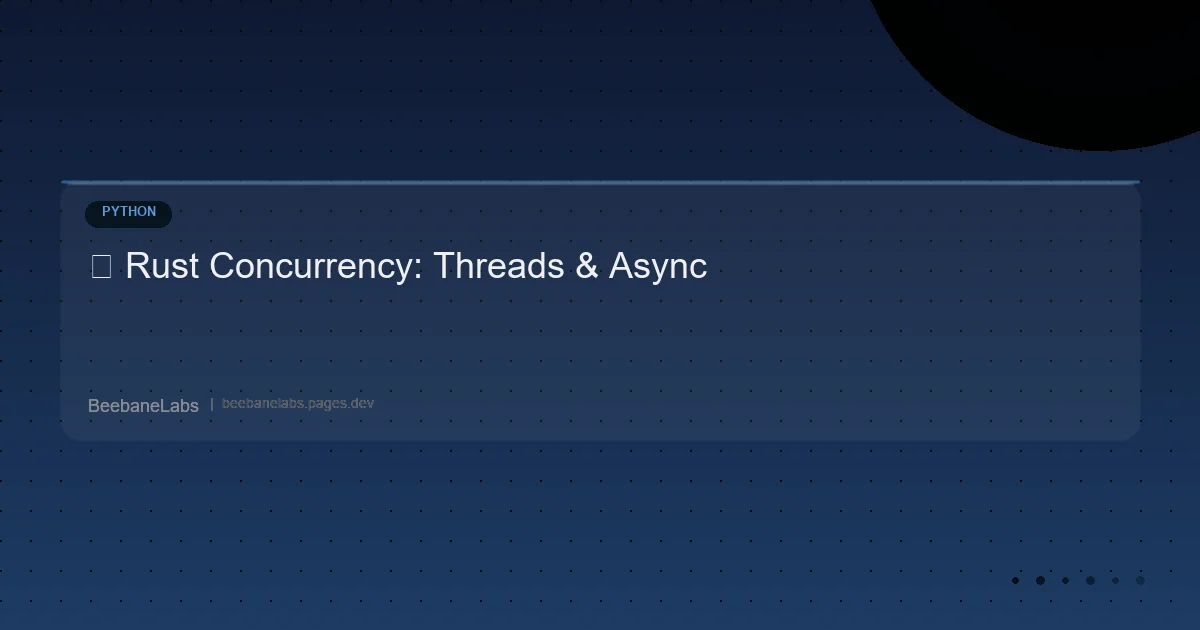 Artikel: Rust Concurrency