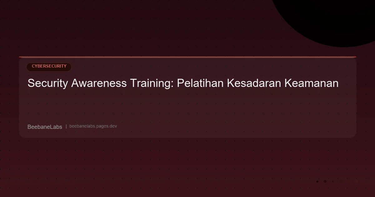 Artikel: Security Awareness Training