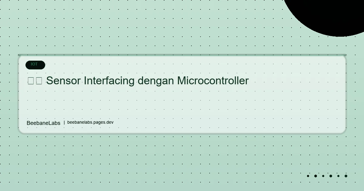 Artikel: Sensor Interfacing