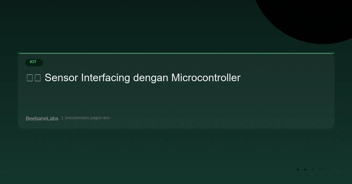 Artikel: Sensor Interfacing