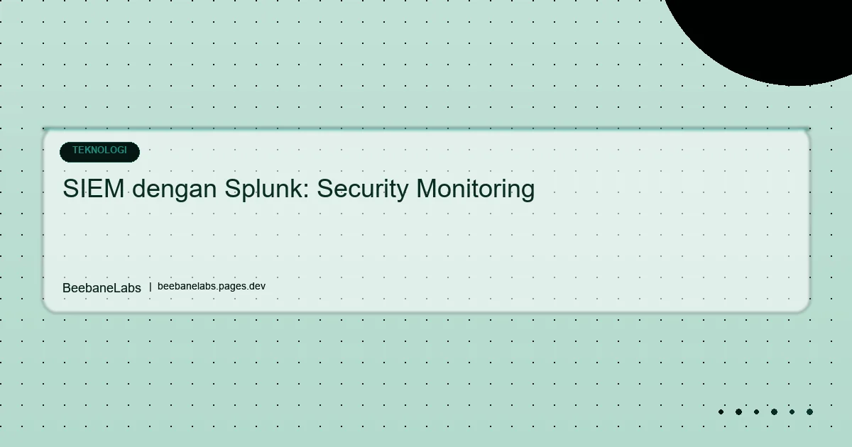 Artikel: Siem Splunk