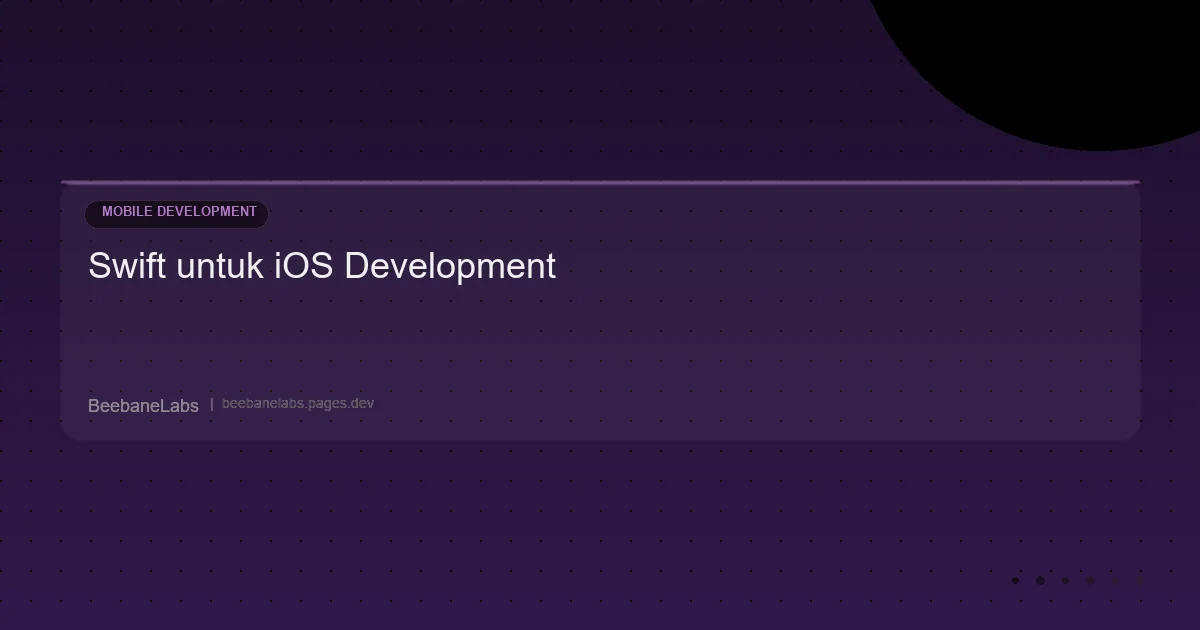 Artikel: Swift Ios