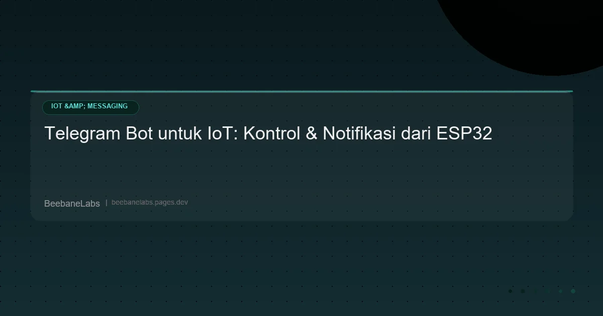 Artikel: Telegram Bot Iot
