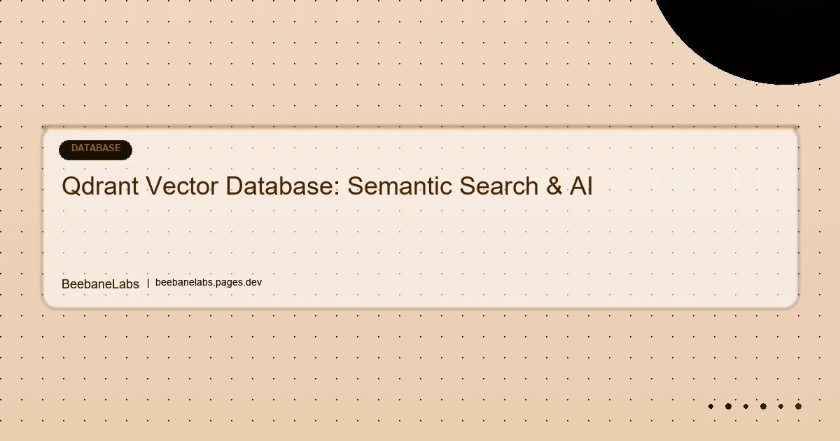 Artikel: Vector Database Qdrant